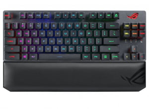 ASUS ROG Strix Scope RX TKL Wireless Deluxe Red Mechanical gaming billentyűzet fekete (90MP02J0-BKHA00)